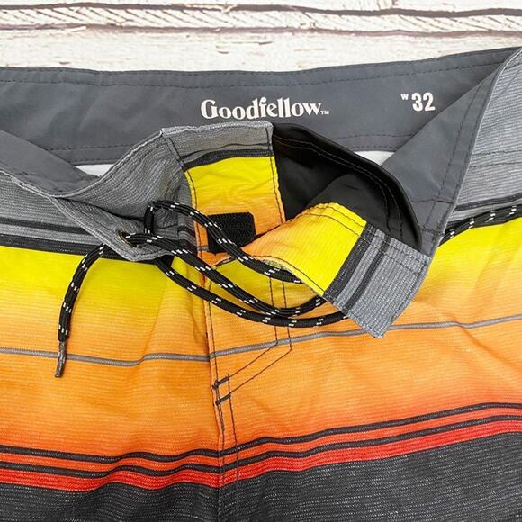 GOODFELLOW & CO Swim Board Shorts Sz 32 - Picture 3 of 5